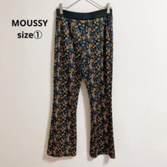 マウジーMOUSSY 花柄プリント　フレアパンツ　サイズ①のサムネイル