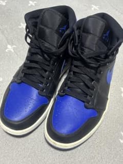 美品　　エアジョーダン1 AIR JORDAN1 ハイパーロイヤル　27.5