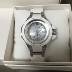 ★新品未使用！CASIOソーラー電波腕時計Baby-G(5321P※JA)白★のサムネイル