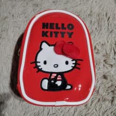 Hello Kitty エナメルミニポーチ レッドのサムネイル