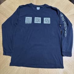 YAZBEK 長袖Tシャツ QRコードプリント ブラック Mのサムネイル