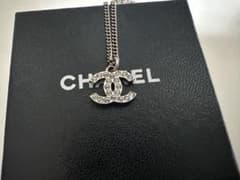 CHANEL ネックレス/ペンダント ココマーク/CC ラインストーン シルバーのサムネイル