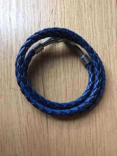 ジャムホームメイド ブレスレット 革 ブルー 青のサムネイル
