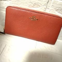 COACH 長財布 ラウンドファスナー ピンクのサムネイル