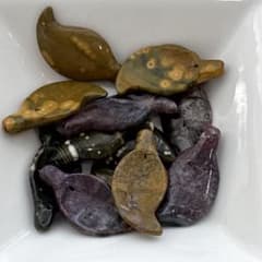 ジャスパー リーフ 12粒 30mmのサムネイル