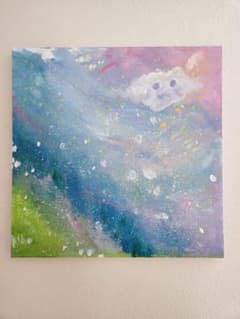 手描きアートパネル こどものサムネイル