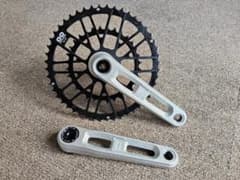 CRUZBIKE クランクセット ショートクランク 150mm シルバーのサムネイル