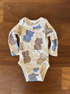H&M 長袖ボディスーツ　62cmのサムネイル