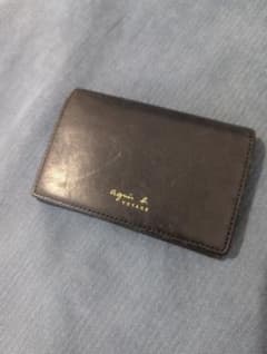 agnès b. VOYAGE 黒 レザー 名刺入れのサムネイル