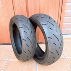 ダンロップ TT93GP 120/70-12 130/70-12 前後セット - メルカリ