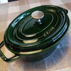 staub ストウブ ココット　オーバル　23cm バジルグリーンのサムネイル
