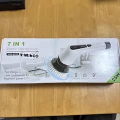 充電式　電動バスポリッシャー　未使用　新品　取り替えブラシ付きのサムネイル