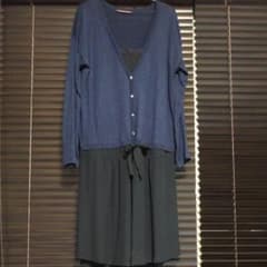 コントワーデコトニエ ニット×シルク ワンピースのサムネイル