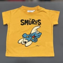 マーキーズ　スマーフTシャツ　80 イエロー ゆったりサイズのサムネイル