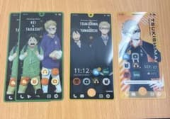 ハイキュー!! スマホライククリアカード 4枚セットのサムネイル