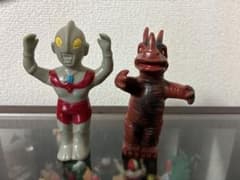 当時物、レトロ】 大里玩具 ジャンボ指人形 ウルトラマン・ネロンガ