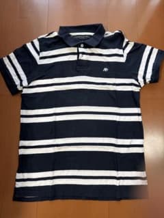 AÉROPOSTALE ネイビー ホワイト ストライプ ポロシャツ XL - メルカリ