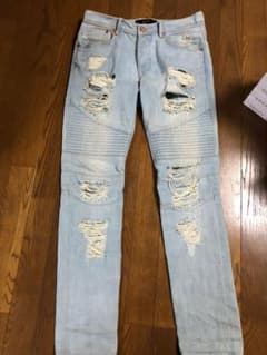 STAMPD LA クラッシュバイカーデニムパンツ 31のサムネイル
