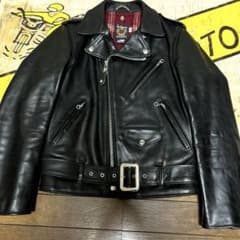 美品‼️schott 613SSTクロムエクセルレザー茶芯 34インチ - メルカリ