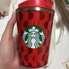 スターバックス 赤 ドットパターン タンブラーのサムネイル