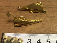 NIKE ノベルティ ジョーダン ピンズ ゴールド 2個のサムネイル