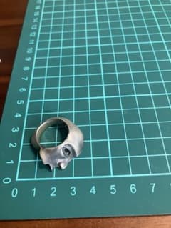 能面デザインのリング 約14号　天邪鬼のサムネイル