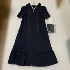 38 フード付ワンピース（ネイビー） エムズグレイシーのサムネイル