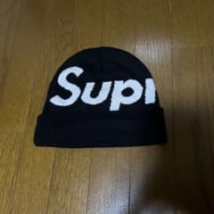 supreme ビックロゴビーニー　BIG LOGO beanie 【ブラック】のサムネイル