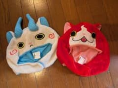 요괴 워치 지바냥 코마 씨 피물 모자 세트