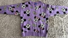 Disney Minnie Mouse print purple sweater