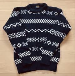 Brooks Brothers ウール ノルディック柄 セーター Sのサムネイル