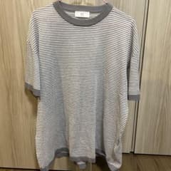 春夏　　417 EDIFICE ボーダー ニットTシャツのサムネイル
