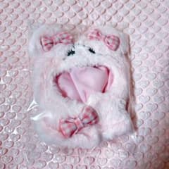 SPINNS × mikko ぬいぐるみ ポンチョ ぬい服 キャミー ムース 美品】mikko キャミー SPINNS ぬいぐるみ用服 着せ替え ポンチョ