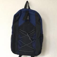 ネイビー×ブラック バックパック リュック　新品