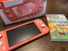 値下げ！NintendoSwitchLite コーラル あつまれどうぶつの森のサムネイル