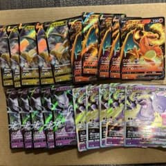 鹿*。様 ポケモンカード まとめ売り リザードン カイリュー ミュウツー RRのサムネイル