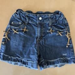 子供用　デニム ハーフパンツ S (140)のサムネイル