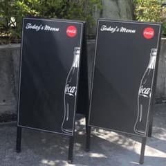 【希少!!2個セット】コカ・コーラ 立て看板 黒板 イーゼル m72553260096_1.jpg?1755752302