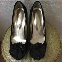 ハイヒール MICHEL KLEIN ブラック 美品！のサムネイル