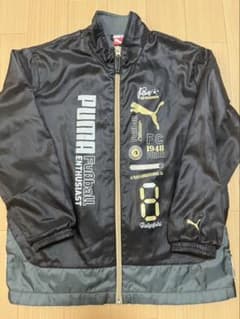 PUMA ウィンドブレーカー ブラック ゴールド 150cmのサムネイル