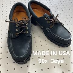 超レア 90s USA製 Timberland 3-EYE レア】ティンバーランド 3eye スリーアイ黒 USA製 90s - メルカリ