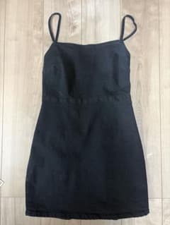 ZARA ブラック キャミワンピースのサムネイル