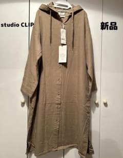 studio CLIP スタジオクリップ リファルコフーディコート ワンピース 
