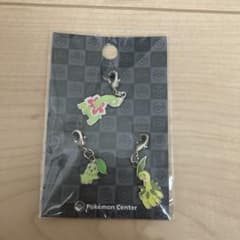ポケモン 全国ずかんメタルチャーム チコリータ ベイリーフ メガニウム