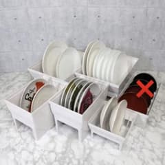 トトノ キッチンスタンド 食器スタンド 5点セット ホワイトのサムネイル