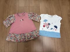ファミリア　半袖　チュニック　2枚セット　80cmのサムネイル