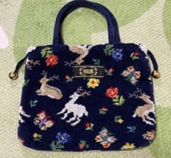希少・限定品】フェイラー × 遊中川 コラボ ハイジシカ 手付き巾着