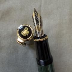 d*9様 PELIKAN グリーンストライプ万年筆　新品 PELIKAN グリーンストライプ万年筆 新品 - メルカリ
