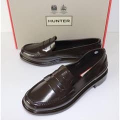 定価16500 新品 本物 HUNTER 靴 ローファー JP24 160 - メルカリ