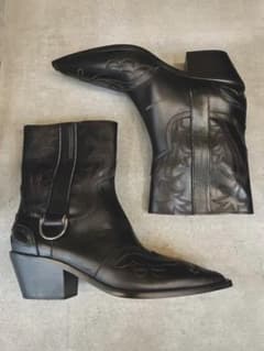 Shadowforge Leather Harness Heel Boots - メルカリ